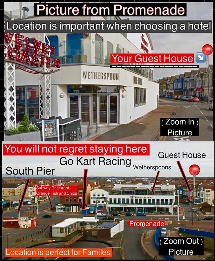 Myroomz Tudor Rose Original Blackpool Exterior foto